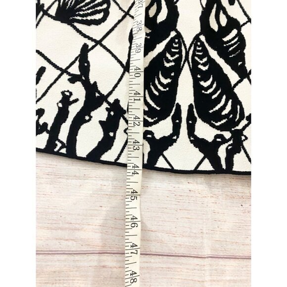 Alexander McQueen Womens Sleeveless Shell Jacqured Midi Dress - XS - Picture 10 of 16